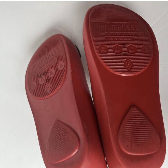 Mini Melissa Mickey + Minnie Ballet Flats Size 10 - Picture 9 of 11